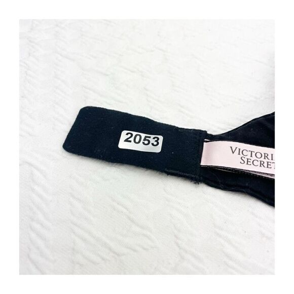 BUY 1 GET 1 FREE Victorias Secret 34c body by Victoria lined demi black soft nic - Picture 9 of 11